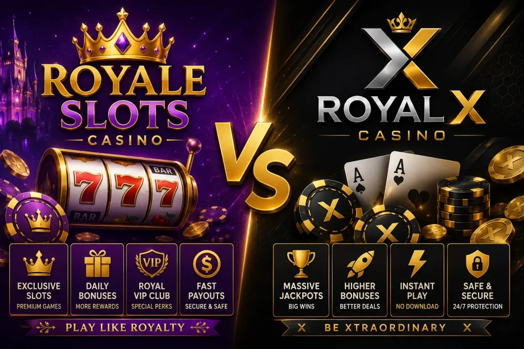 Royal X Casino vrs Royale Slots Casino